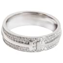TIFFANY & CO. T Wide Pave Diamond Ring in 18K white gold  0.63 ctw - Tiffany & Co