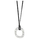 Hermès Isthme Touareg Pendant On Nylon Cord in Sterling Silver