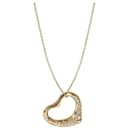 TIFFANY & CO. Elsa Peretti Open Heart Pendant in 18k yellow gold 0.8 ctw - Tiffany & Co