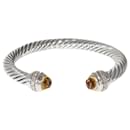 David Yurman Cable Bracelet With Citrine in Sterling Silver 0.41 ctw