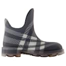 Lf Marsh Low Ankle Boots - Burberry - Rubber - Black
