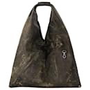Classic Japanese Shoulder Bag - MM6 Maison Margiela - Leather  - Black - Maison Martin Margiela