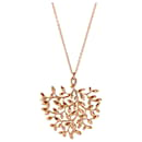 TIFFANY & CO. Paloma Picasso Grand pendentif feuille d'olivier 18k or rose - Tiffany & Co