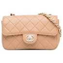 Chanel Brown Mini Classic Rectangular Flap Bag