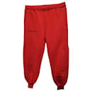 Pangaia Track Pants in Red Recycled Cotton - Autre Marque