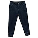 J Brand Arkin Cropped Jeans in Dark Blue Cotton