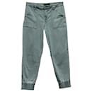 J Brand Arkin Jeans recortados em algodão azul claro
