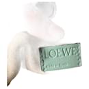 Mini pochette Loewe Flamenco in pelle di vitello verde "Rosmarino".