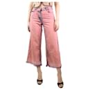 Pink acid washed jeans - size UK 10 - Msgm