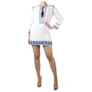 White embroidered kaftan dress - size UK 10 - Isabel Marant Etoile