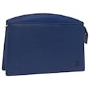 LOUIS VUITTON Pochette Epi Trousse Crete Bleu M48405 Auth LV 67381 - Louis Vuitton