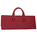 LOUIS VUITTON Epi Sac Triangle Hand Bag Red M52097 LV Auth 67056 - Louis Vuitton