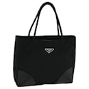 PRADA Hand Bag Nylon Black Auth 66842 - Prada