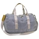 PRADA Boston Tasche aus Nylon 2Weg Hellblau Auth 67329 - Prada