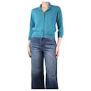 Blue cashmere cardigan - size UK 12 - Autre Marque