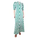 Green striped maxi dress - size S - Autre Marque
