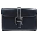 NEW VINTAGE HERMES JIGE ELAN HANDBAG 29 PM BOX CLUTCH LEATHER POUCH - Hermès