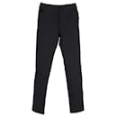 Pantalones cónicos Balenciaga en lana negra