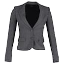 Joseph Suit Jacket in Grey Cotton