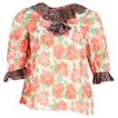 Rixo Summer Blouse in Floral Print Cotton - Autre Marque
