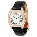 Cartier Tortue WA503751 relógio feminino 18kt rosa ouro