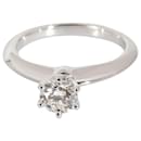 TIFFANY & CO. Solitaire Engagement Ring In Platinum .40 ctw. - Tiffany & Co