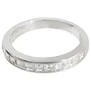 TIFFANY & CO. Aliança de Casamento Half Eternity em Platina 0.71 Diamantes Quadrados Ctw - Tiffany & Co
