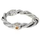 John Hardy Citrine Bracelet in 18k Yellow Gold & Sterling Silver - Autre Marque