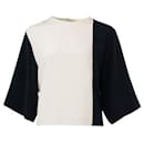 Two-tone colour block blouse - Autre Marque