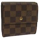 LOUIS VUITTON Damier Ebene Portefeuille Elise Portefeuille N61654 Auth LV 67254 - Louis Vuitton