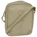 CHANEL Shoulder Bag Leather Beige CC Auth bs12353 - Chanel