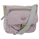 PRADA Shoulder Bag Nylon Pink Auth yk10971 - Prada