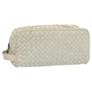 BOTTEGA VENETA INTRECCIATO Clutch Bag Leather White 174361 auth 67355 - Autre Marque