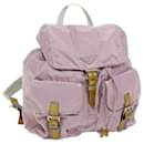 PRADA Backpack Nylon Pink Auth am5834 - Prada