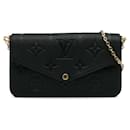 Black Louis Vuitton Monogram Empreinte Wild at Heart Pochette Felicie Crossbody Bag
