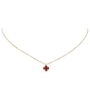 Gold Van Cleef and Arpels Sweet Alhambra Pendant Necklace - Autre Marque
