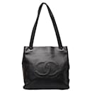 Chanel Timeless CC Caviar Tote Bag Leather Tote Bag in Fair condition