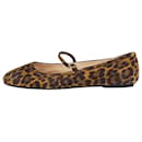 Leopard print Carla ballerina shoes - size EU 37.5 - Gianvito Rossi