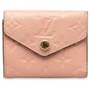 Louis Vuitton Carteira Pequena Monograma Rosa Empreinte Zoe