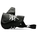 Dior Black x Stussy Bee Applique Saddle