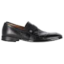 Gucci Interlocking G Loafers in Black Leather