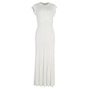 Chloe Knit Maxi Dress in White Acetate Jacquard - Chloé