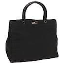 GUCCI Bolso de mano de bambú Lona Negro 002 1010 EP de autenticación3620 - Gucci