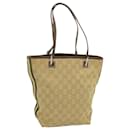GUCCI GG Canvas Sherry Line Hand Bag Brown Beige 31244 auth 67819 - Gucci