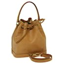 LOUIS VUITTON Nomad Mini Noe Hand Bag Leather Beige M43528 LV Auth 67790 - Louis Vuitton