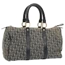 Christian Dior Trotter Canvas Hand Bag Navy Auth 67812