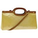 LOUIS VUITTON Monogram Vernis Roxbury Drive Hand Bag Perle M91374 LV Auth ep3547 - Louis Vuitton