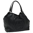 GUCCI Soho Shoulder Bag Leather Black 282309 auth 68170 - Gucci