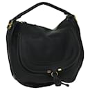 Chloe Mercy Shoulder Bag Leather Black Auth yk11019 - Chloé