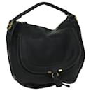 Chloe Mercy Sac à bandoulière Cuir Noir Auth yk11019 - Chloé